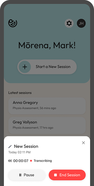 An image of Whio on phone
